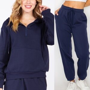 Rosio Navy Blue Track Pants